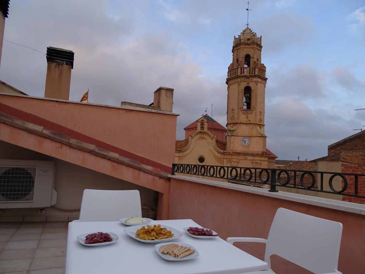 Ca La Victoria Villa Vinyols i Els Arcs Bagian luar foto